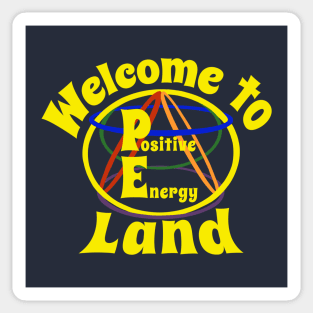 Welcome to PE Land - funny PE teacher quotes Sticker